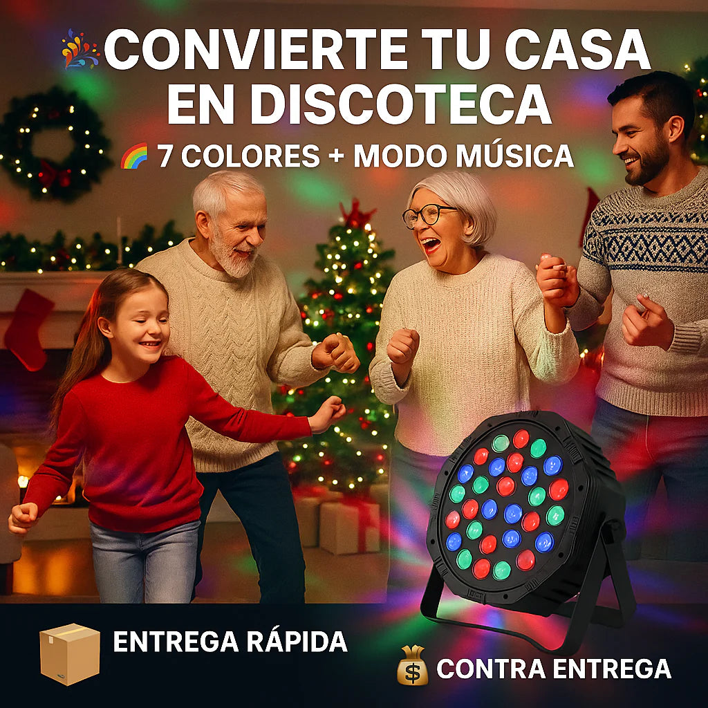 Proyector de Luces Estilo Discoteca (Para tu casa o Negocio)