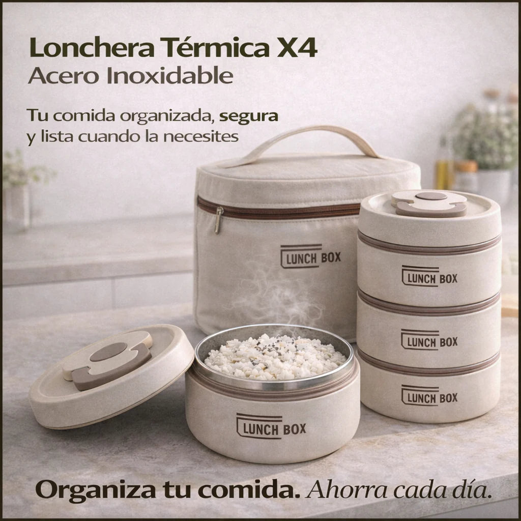 Lonchera Termica X4