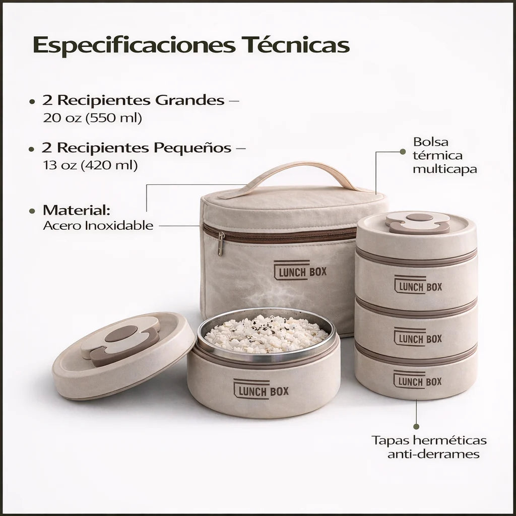 Lonchera Termica X4