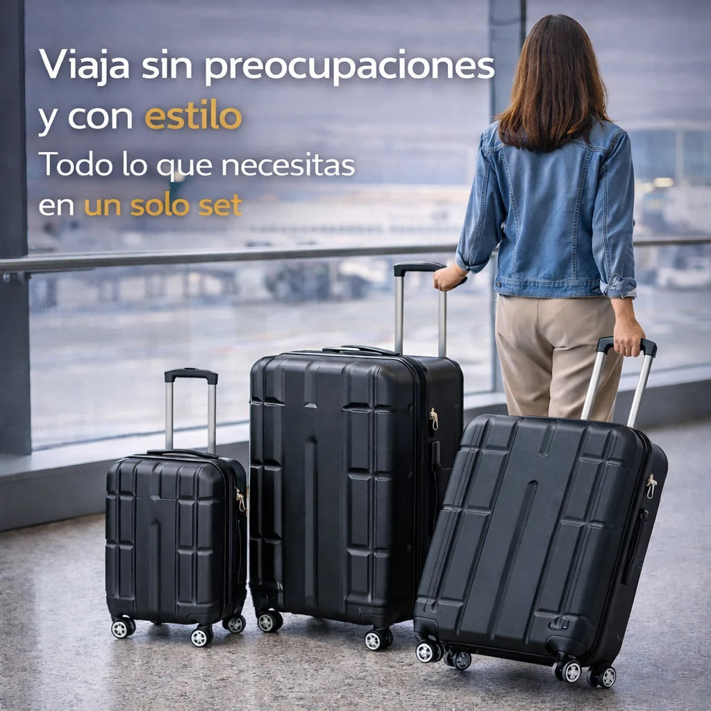Set x 3 Maletas de Viaje