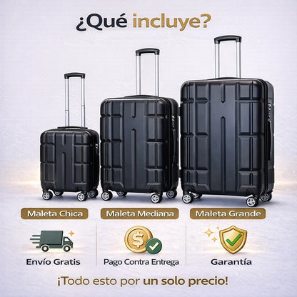 Set x 3 Maletas de Viaje