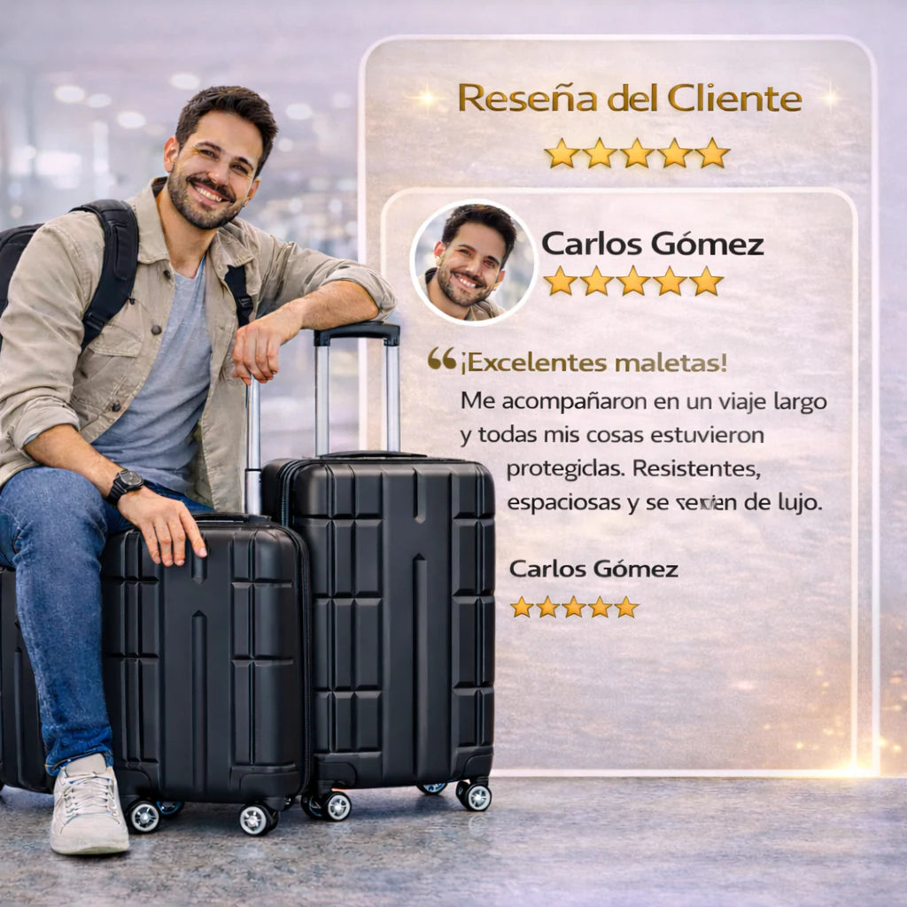 Set x 3 Maletas de Viaje
