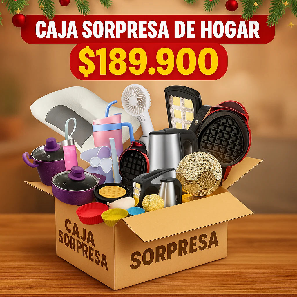 Caja Sorpresa Hogar [Todas Incluyen 5 Productos TOP]