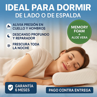 Almohada Aloe Ortopedica Memory Pillow