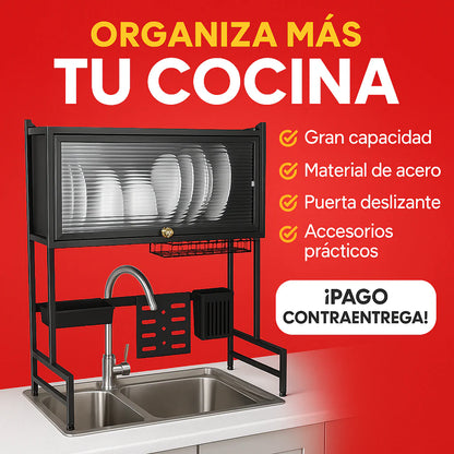 Escurridor De Loza Con Tapa Un Nivel