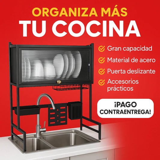 Escurridor De Loza Con Tapa Un Nivel