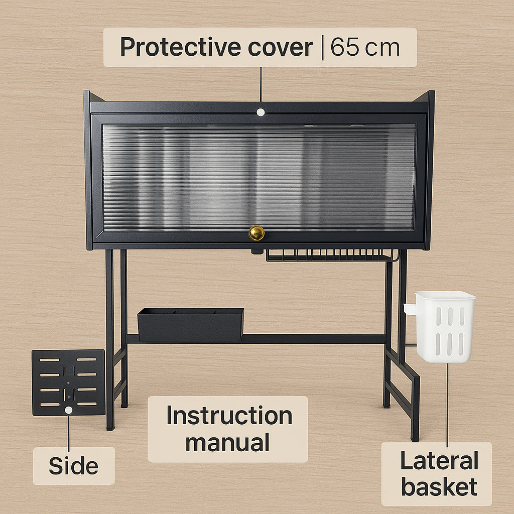 Escurridor De Loza Con Tapa Un Nivel
