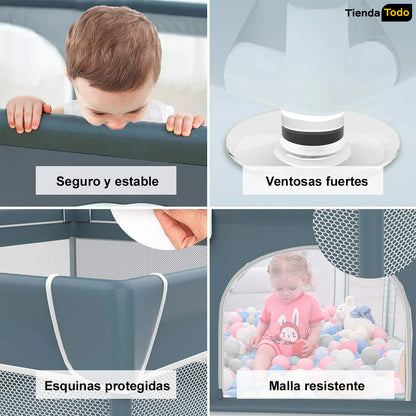 Corral de juegos [+50 pelotas + Maletin]