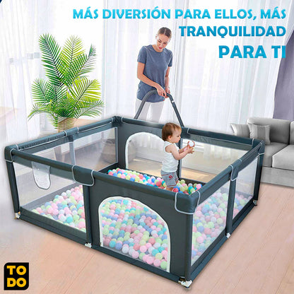 Corral de juegos [+50 pelotas + Maletin]
