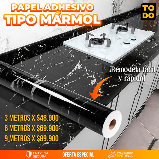Papel Adhesivo Tipo Marmol