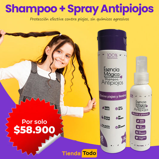 Tratamiento antipiojos 100% natural
