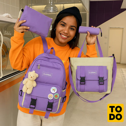 COMBO x 5 BOLSOS + ACCESORIOS