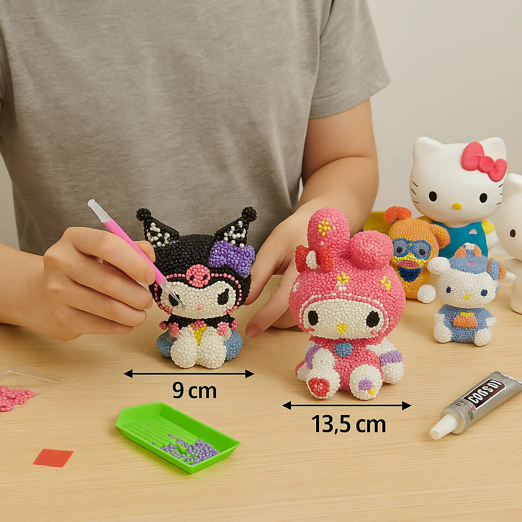 Alcancía Kawaii con Diamantes 3D [Quincena]