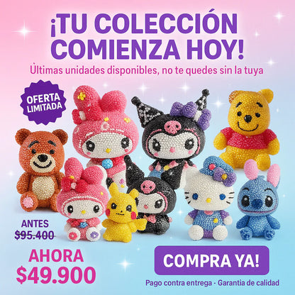 Alcancía Kawaii con Diamantes 3D [Quincena]