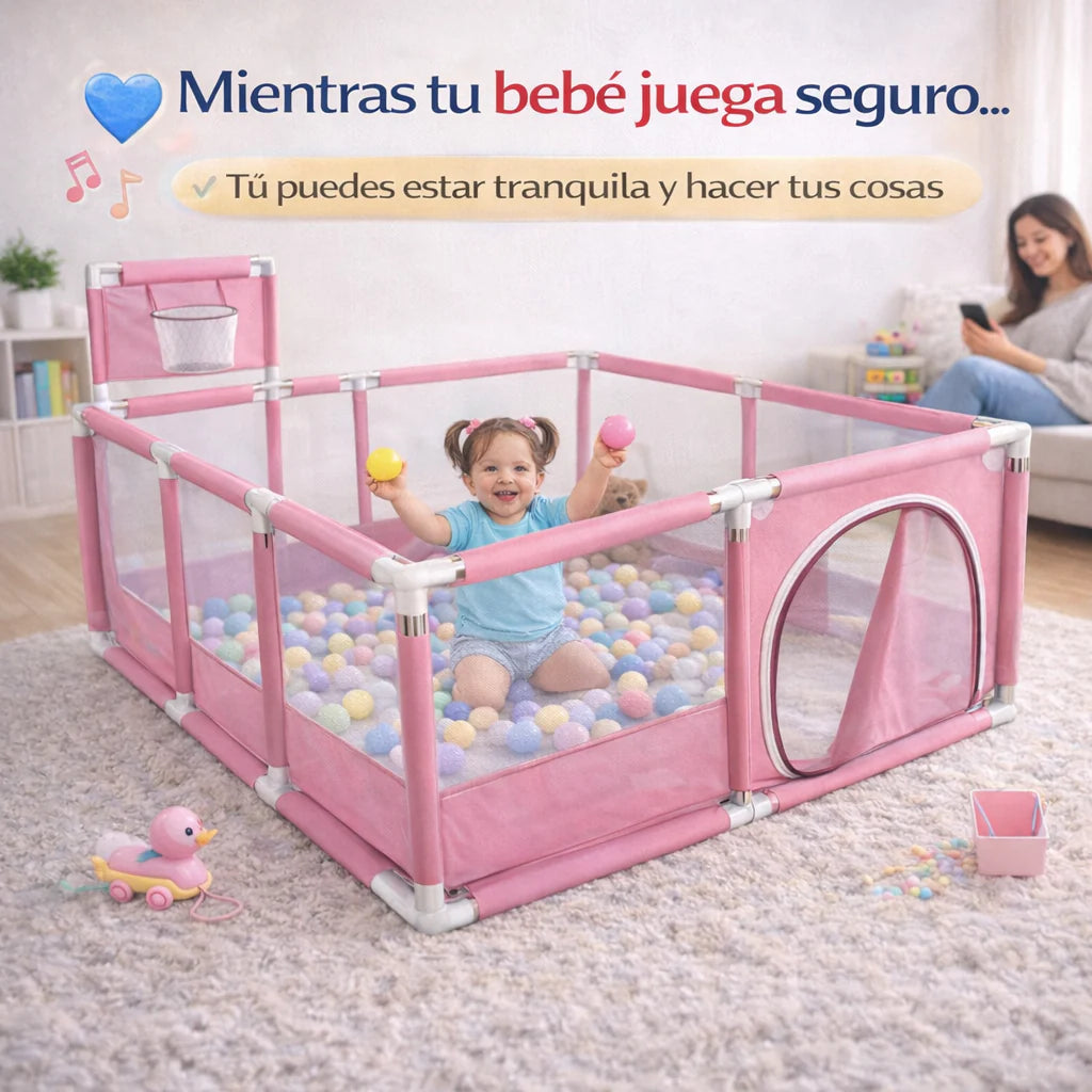 Parque Infantil Cuadrado 30 Pelotas