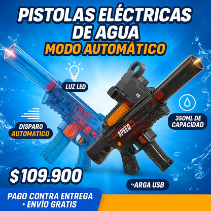 "Pistola Rifle De Agua Con Luz "