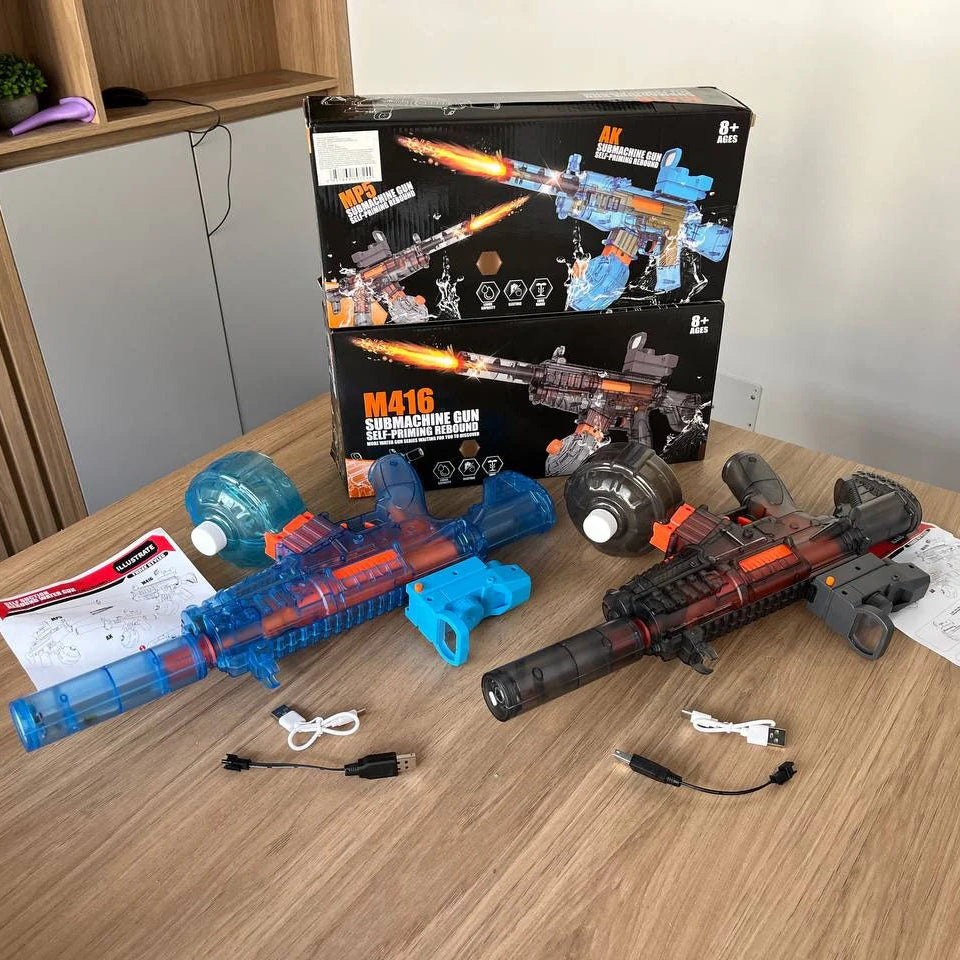 "Pistola Rifle De Agua Con Luz "