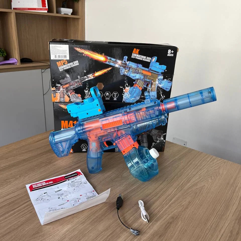 "Pistola Rifle De Agua Con Luz "
