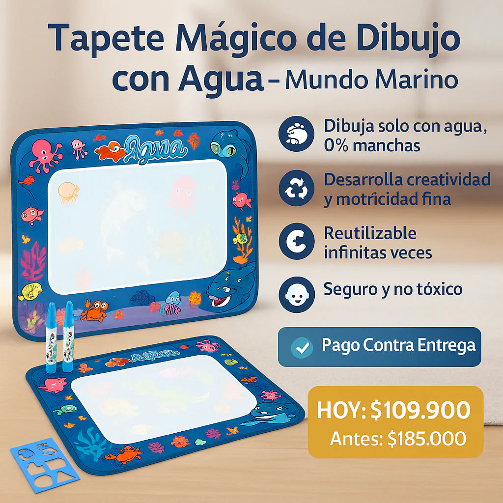 Tapete Magico De Dibujo Con Agua