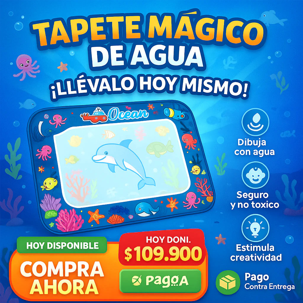 Tapete Magico De Dibujo Con Agua
