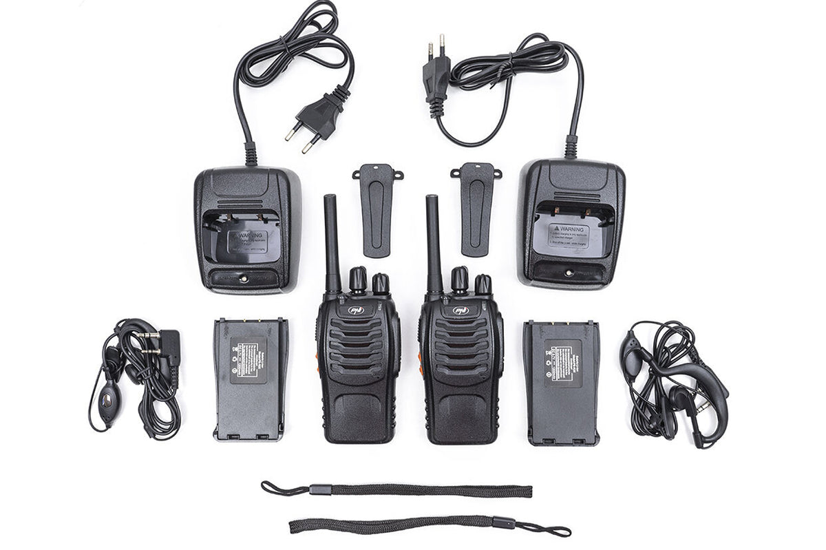 2 Radios + 2 Auriculares GRATIS (+5km de Distancia)