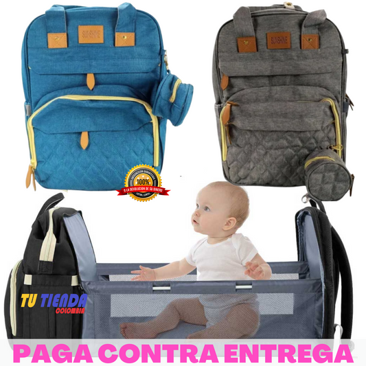 Bolso Cuna Pañalera 3 en 1 👶