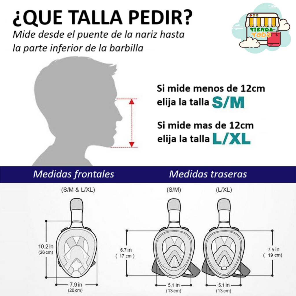 Careta Sea Snorkel 🌊 Envío GRATIS